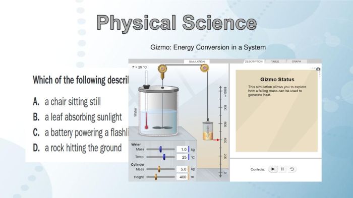 Conduction and convection gizmo answer key