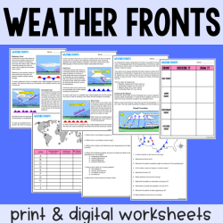 Air fronts worksheet answer key