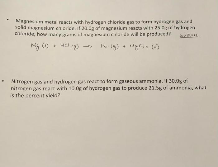 Magnesium steam metal water hydrogen oxide reacts chemistry heated experiment when